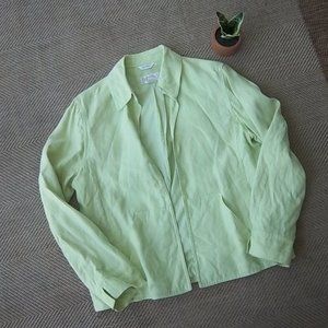Talbots I Irish Linen Jacket
